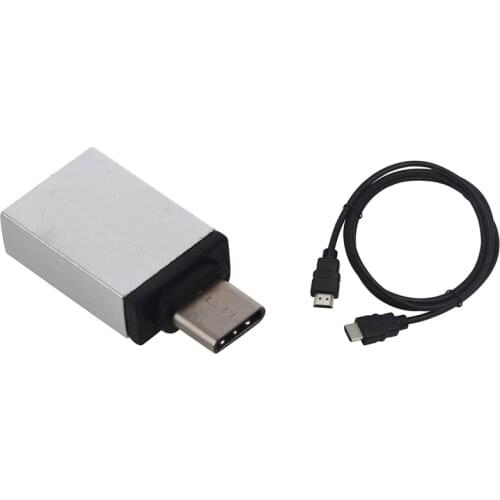 USB 3.1 Type C Male to USB 3.0 Female OTG Data Charge Adapter with 1M Wholesale High Speed Support 1080P HDMI Cable