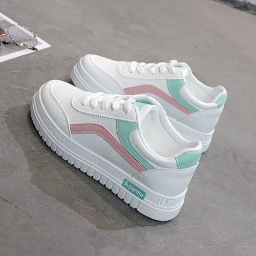 Women Sneakers Fashion Platform Women Shoes Ladies Chunky Causal Shoes Woman Leather Sports Shoes Chaussure Femme