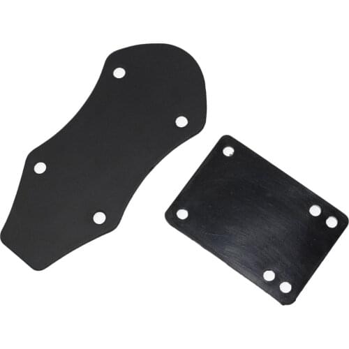 2pcs 3 mm Skateboard Riser Shock Pads Soft Longboard Shock Rise Pads Black Shockpads for Impact Absorption