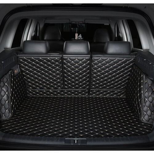 No Odor Full Surrounded Special Car Trunk Mats Wear-resisting Non-slip Waterproof Rugs for 2017 Porsche Cayenne Macan Panamera