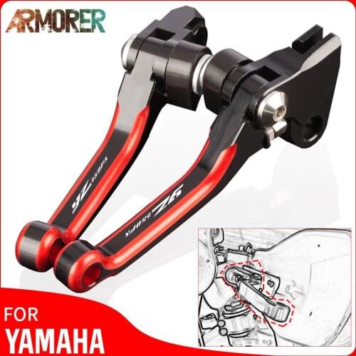 CNC Motorcycle Billet Foldable Pivot Clutch Brake Lever Handle For YAMAHA YZ250FX 2015 - 2019 YZ450FX 2016 - 2018 2017 YZ 250 FX