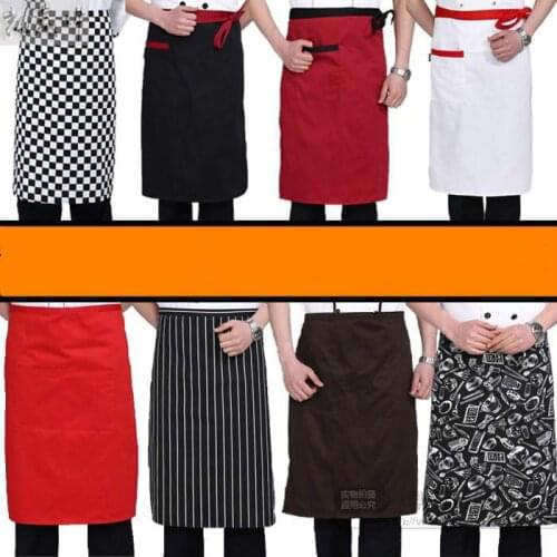 Hotel Restaurant Chef Cook Apron Women Half Body Apron Chefs Waist Apron Cleaning Tools Chef Jacket Uniforms Waiter 18