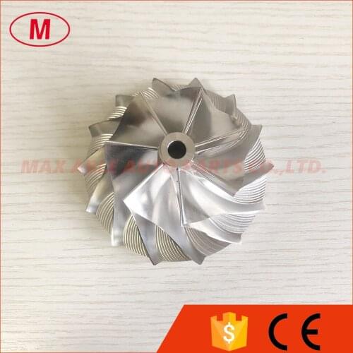 HX40 3599593 56.00/83.03mm 7+7 blades high performance turbocharger milling/aluminum 2618/billet compressor wheel for 3534921