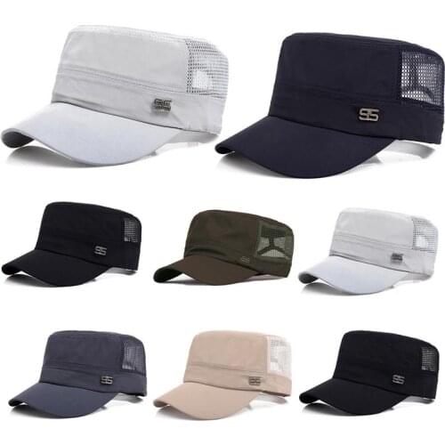 New Fashion Army cap summer Outdoors Breathable Mesh caps Hip Hop Baseball Cap Sport leisure Hat Trucker Hats Golf Caps gorras