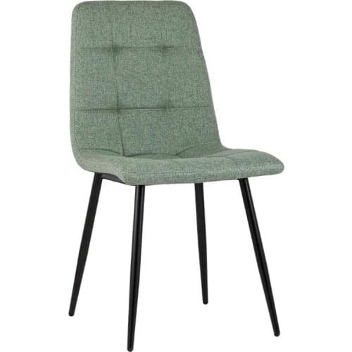 45x56x88cm chair Artificial velor dining chair with Metal leg