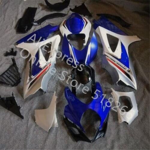 Blue white black ABS Injection fairings kit for SUZUKI K7 GSXR1000 GSXR 1000 07-08 SUZUKI GSXR1000 2007-2008 K7 bodywork