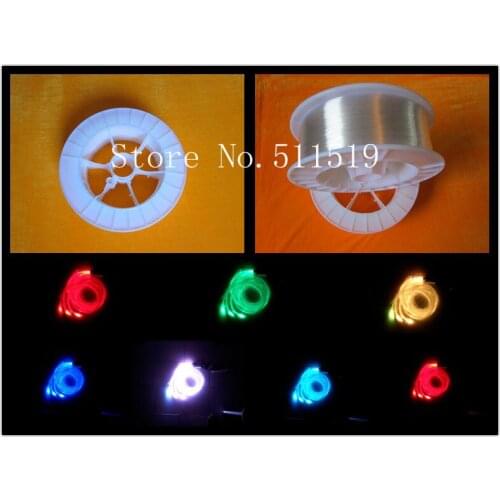 End glow PMMA fiber optic cable 1.5 mm diameter 700m /roll for optic light star ceiling kit