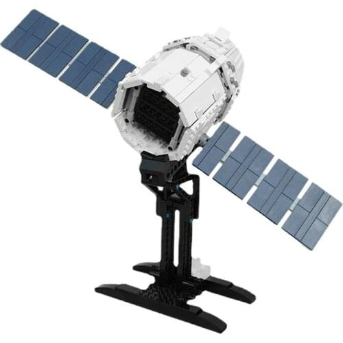 MOC Space Station Saturn Dragon Windmill Base Station Bricks Model Cityss Astronaut Doll Toy Building Block Childrens Toys