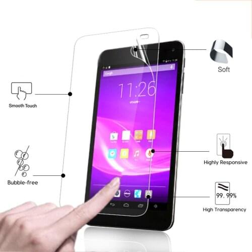 BEST HD Glossy screen protector film For InFocus CS1 7.0" High Clear front screen protective lcd films with retail package