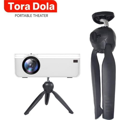 TORA DOLA 360 Angle Mini Projector 6mm Mount Screw Bracket Holder LED Projector TD90 T6 Desk Tripod Holder Stand