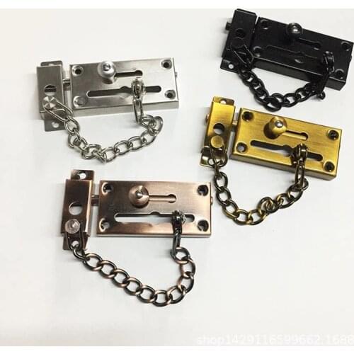Stainless Steel Door Door Chain Lock Security Guard Lock Protection Chain Security Bolt Lock Cabinet Lock Tool Door Chain Lock