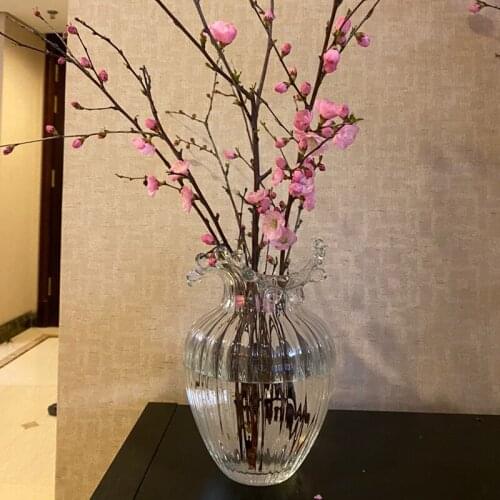 Nobic Glass Vase Decoration Room горшки для цветов Decoration Salon ваза для цветов стекло Flower Vase Decor Home