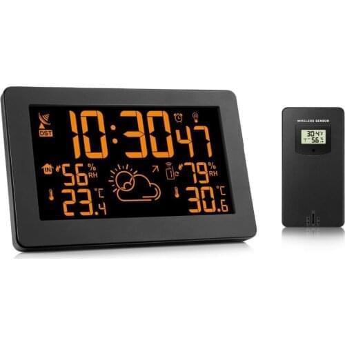 New Led Digital Weather Station Alarm Clocks Desktop Digital Bedside Reloj Mesa Electronic Wekker Despertador Digital De Cabecea