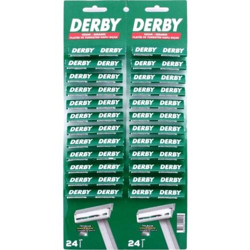 Derby Shaving Knife 48 Piece Color Chart Single Blade RECOMMENDED KNIFE TYPE FOR SMOOTH SKIN FREE SHİPPİNG