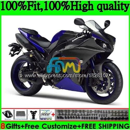 OEM Injection For YAMAHA YZF 1000 R 1 YZFR1 13 14 Blue black 124BS.41 YZF-1000 YZF R1 1000CC YZF1000 YZF-R1 2013 2014 Fairing