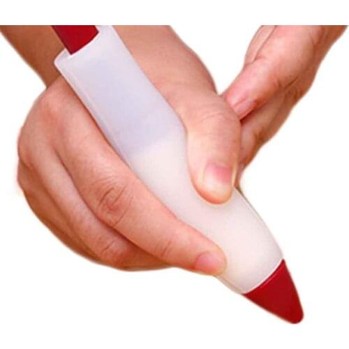 Food grade Silicone Cake Writing Pen decorating pen Cream cup Mold Pastry Nozzles tools