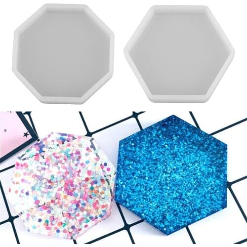 Polygonal Silicone Mold Necklace Bracelets Pendant Jewelry Making Tools Mould DIY Art Crafts Mould
