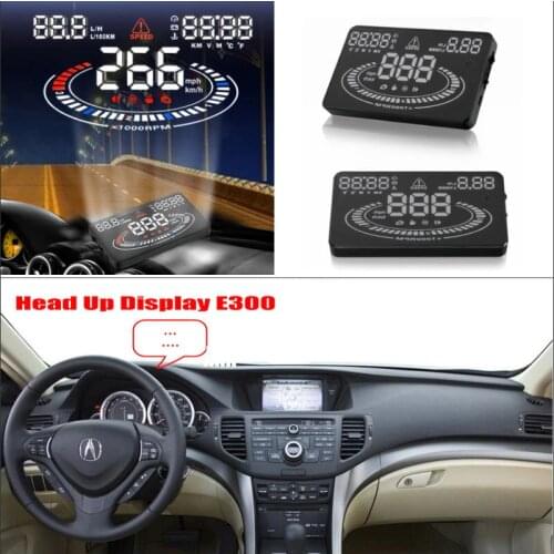 Car HUD Head Up Display For Acura CSX/ILX/MDX/TSX/RSX/ZDX AUTO HUD OBD Safe Driving Screen Projector Refkecting Windshield