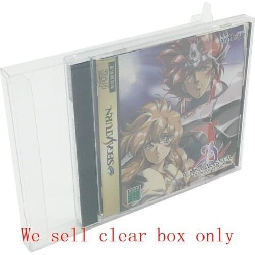 Transparent Storage Display box For Sega Dreamcast for SS DC Game Card Storage 1CD protection Box