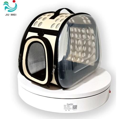 Transparent cat bag cross border supply foldable pet backpack dog supplies going out portable bag pet contractor factory