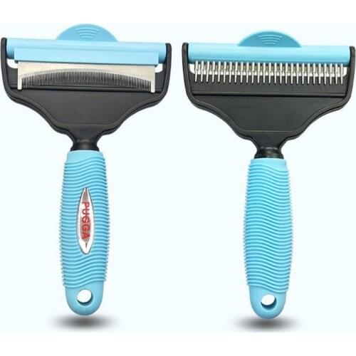 Hair Removal Comb Pet Hair Deshedding Comb Pet Dog Cat Brush Grooming Tool For Dogs Cats Furmins Dogs Cat Fur Trimming