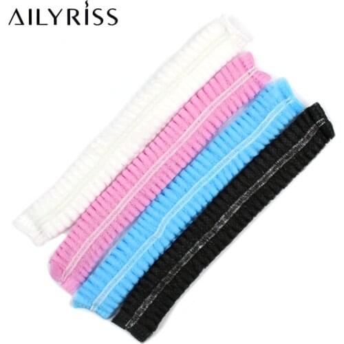 20/40 PCS Disposable Head Cover Cap Hair Net for Lash Extension Grafting Non Woven Anti Dust Bouffant Hats Beauty Accessories