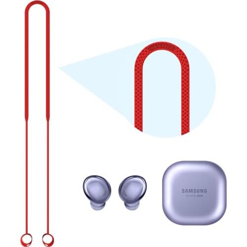 Lanyard Protective Case Accessories Silicone Anti-Lost Rope for Samsung Galaxy Buds Pro Bluetooth Earphone