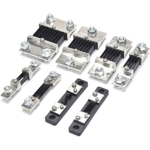 FL-2 Manganin Copper DC Shunt Measuring Shunt Resistor External Shunt Current Meter Measure Shunt For Ammeter Amp Meter