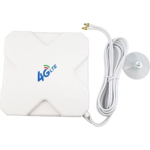Hi-Gain 3G 4G LTE Outdoor 28dBi Directional Wide Band MIMO Antenna 700-2700MHz 3 meters RG174 Panel Antenna