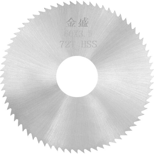 Uxcell 1Pcs Circular Saw Blades 60x16x1.5-5mm 72 Teeth HSS Disc Cutting Blade for Wood Metal for Precision Cuts in Wood