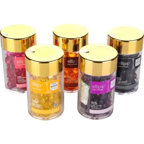 Hair Vitamin Keratin Complex Oil Smooth Silky Repair Damage Serum Improve Hair Suppleness Ellips Hair Care Essential Oil Capsule