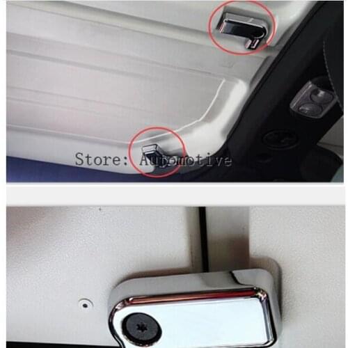 2007-2015 for JEEP Wrangler Inner Accessories Car Roof Handles Cover Trim ABS 4pcs