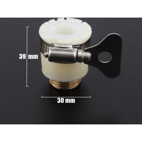 1pc 1/2"Male Thread Universal Joint ABS Rubber Garden Quick Connectors Gardening Irrigation Faucet Water Tap Quick Connector