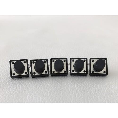 10pcs/lot 12 x 12 x 9mm Micro Switch Vertical Touch Switch Button Switch
