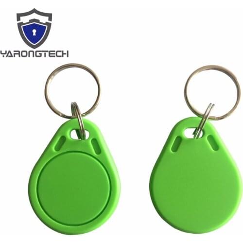 13.56mhz HF ISO14443A Green color RFID 1K Keyfob -100pcs