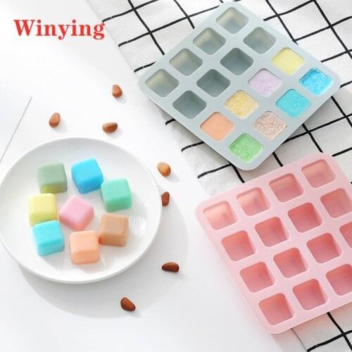 16 Grid Silicone Mold Ice Candy Chocolate Baking Food Grade Mold High Quality Eco-friendly Ice Mold