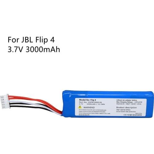 For JBL Flip 4, Flip 4 Special Edition GSP872693 01 flip4 3000mah battery+ Tool Kit