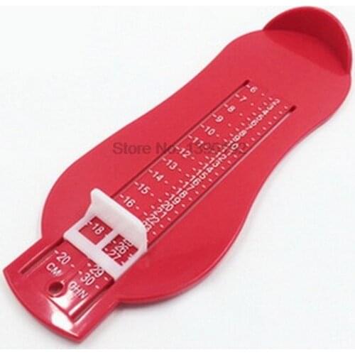 By dhl 100pcs Foot Measure Tool ABS Baby Care Kid Infant Foot Measure Gauge Shoes Size Measuring Ruler Tools 0-20cm