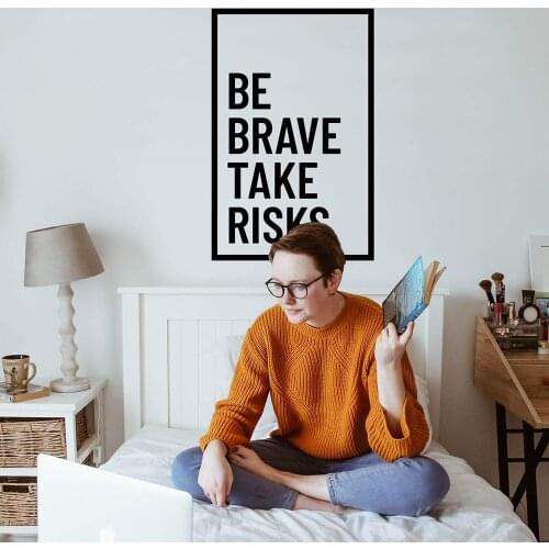 European-Style Encouraging Quote Wall Art Decal Wall Stickers Pvc Material Kids Room Nature Decor Mural Poster