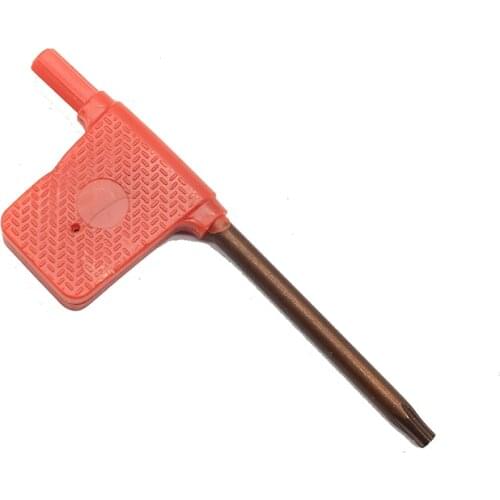 Red flag wrench T15 Torx screw wrench standard Torx CNC tool holder Lathe accessory tool Tools Holder Accessories