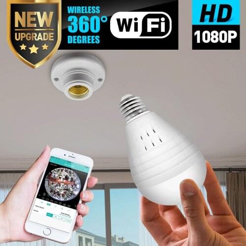 IP Camera Wifi 960P Panoramic FishEye Security camera Wireless Home Security CCTV Camera 360 Degree Night Vision Support 128GB