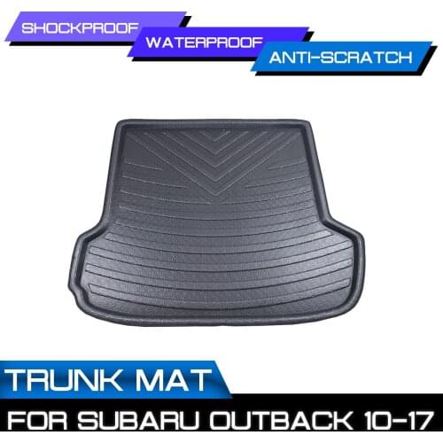 Car Rear Trunk Boot Mat Waterproof Floor Mats Carpet Anti Mud Tray Cargo Liner For Subaru Outback 2010-2017