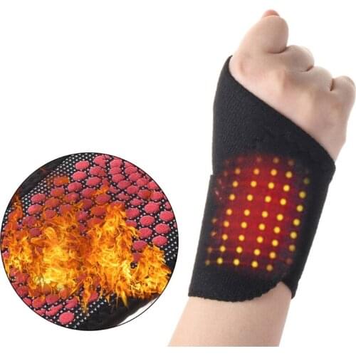 Magnetic Therapy Self-Heating Wrist Support Brace Heated Pain Relief Wristband