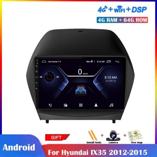 10.1inch Android Multimedia Player For Hyundai IX35 2012-2015 Car Radio Stereo Navigation DSP Touch IPS Screen Bluetooth