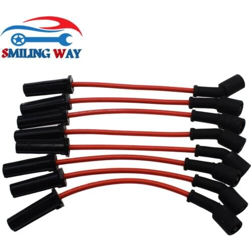 Spark Plug Wires Cable Wire Set For Chevrolet Cadillac Buick GMC Saab 4.8L 5.3L 6.0L 6.2L LS V8 12558693 9748HH 6718062 9001829