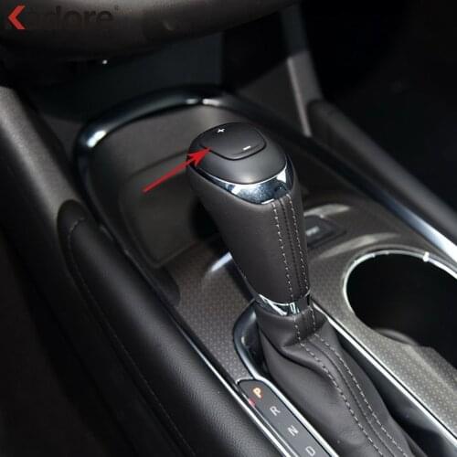 Stainless Steel Interior Gear Shift Knob Cover Trim For Chevrolet Malibu 2016 2017 2018 Gear Shift Head Frame Covers Car Styling