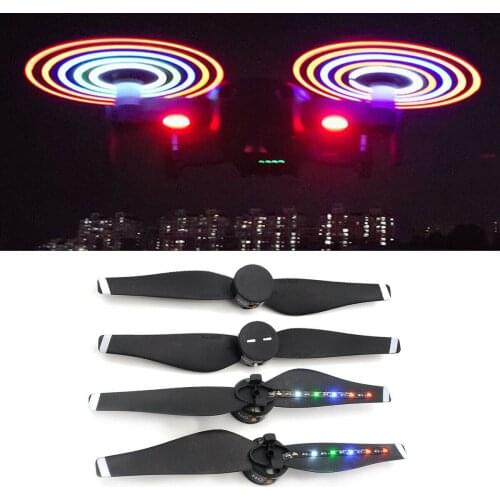 Newest Mavic Air LED Flash Propeller Night Flying Blades for DJI Mavic Air Drone