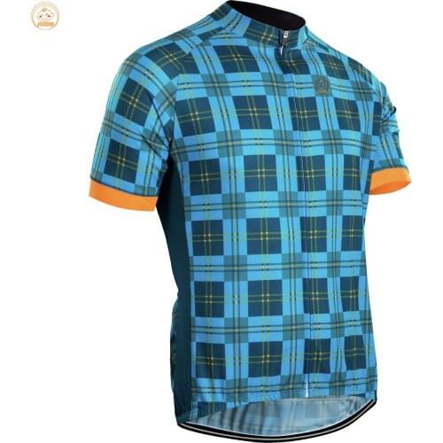 NEW 2017 JIASHUO Lattice Gentlem Jersey Bike RACE Pro Team Bicycle Cycling Jersey / Wear / Clothing / Breathable Customized Ropa