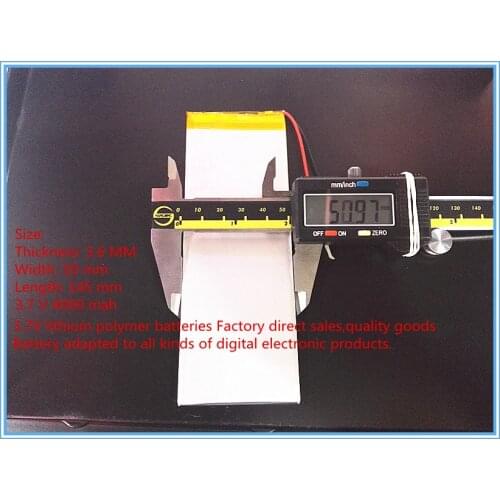Large capacity polymer lithium battery 3.7 V tablet computer with a built-in rechargeable lithium battery 4000 mah