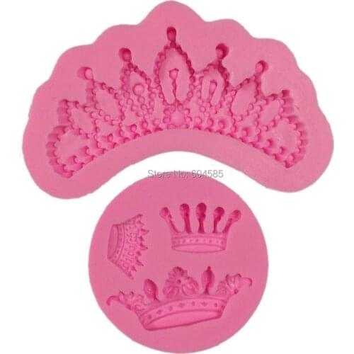 Brand New Queen Crown Princess Silicone Chocolate Fondant Candy Mold Cake Decoration
